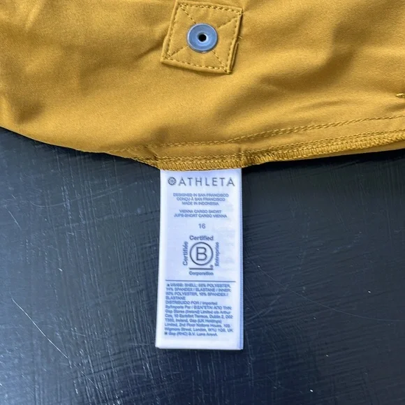 Women's Mustard Shorts - Picture 7 of 8